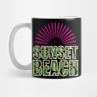 Sunset Beach tee design birthday gift graphic Mug